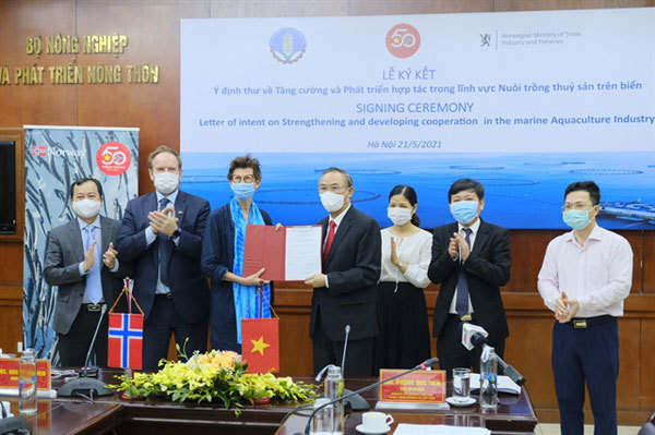 VN, Norway sign Letter of Intent on marine aquaculture co-operation