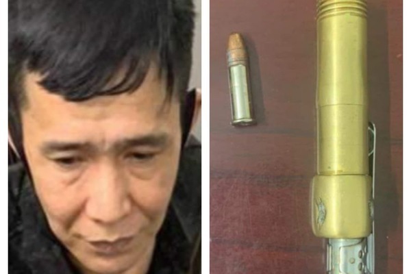 Cảnh sát Hà Nội bắt giữ người đàn ông có mang súng bút