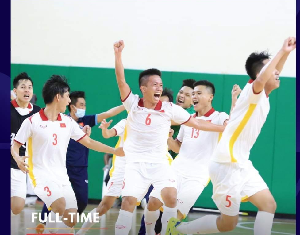 Tuyển Futsal Việt Nam vỡ òa sung sướng khi ẵm vé World Cup