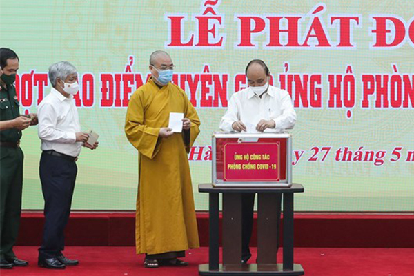 Mặt trận kêu gọi chung tay, góp sức mua vắc xin phòng Covid-19