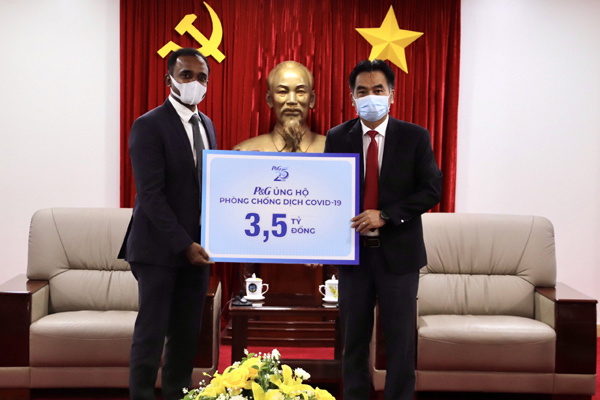 P&G Việt Nam tiếp tục tài trợ tuyến đầu chống dịch và khu cách ly