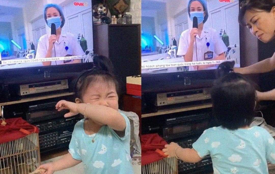 Nữ bác sĩ chống dịch ở Bắc Giang: Con gái thấy mẹ trên tivi, òa khóc đòi bế
