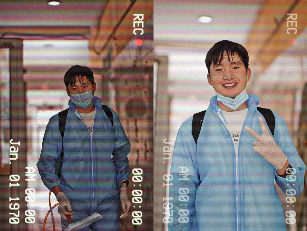 Chàng trai viết đơn xin làm tình nguyện viên tại trung tâm phòng dịch Bắc Giang