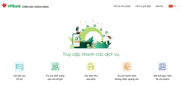 ‘Tiện trăm bề’ với website chăm sóc khách hàng của VPBank