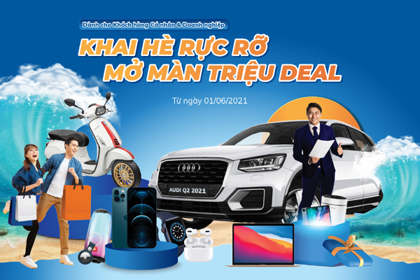 Sacombank khởi động chiến dịch ‘triệu deal’ ưu đãi hè