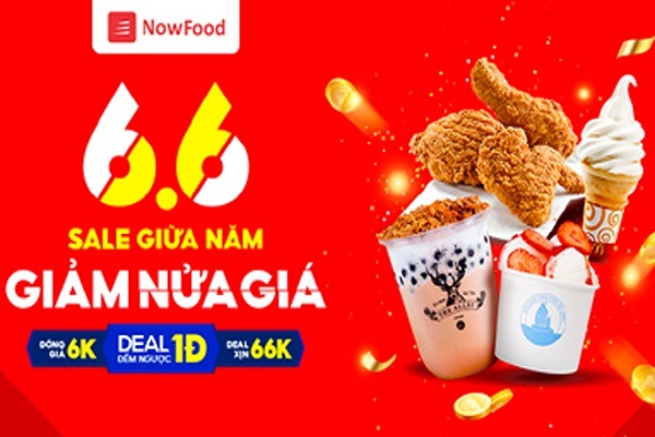 Có gì bất ngờ trên NowFood vào mùa sale giữa năm?