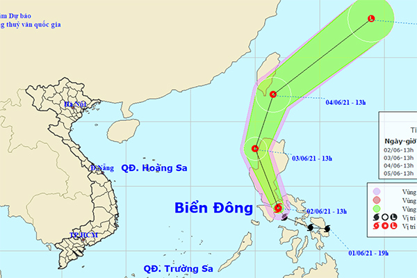 Storm Choi-wan appears near East Sea