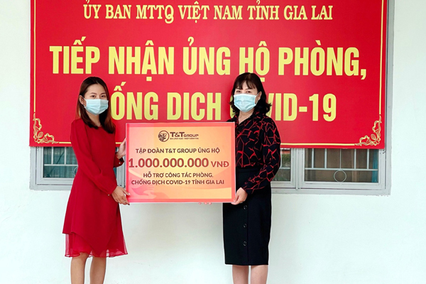 T&T Group ủng hộ Gia Lai 2 tỷ đồng chống dịch Covid-19