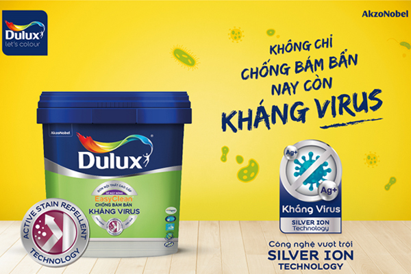 Dulux ra mắt giải pháp sơn ứng dụng công nghệ kháng virus, vi khuẩn