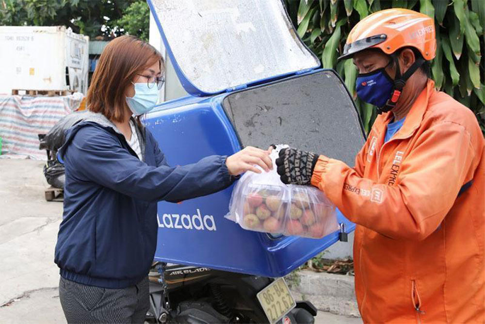 Vải thiều Bắc Giang lên sàn thương mại điện tử - cơ hội giữa tâm dịch