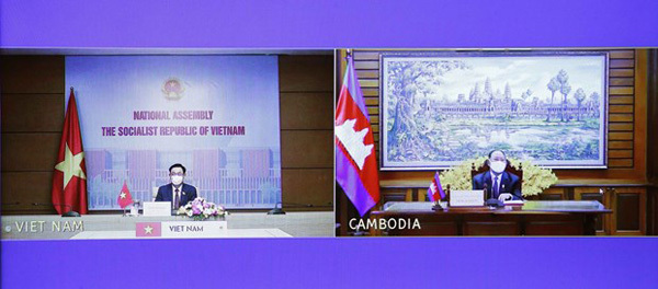 NA Chairman holds online talks with Cambodian counterpart