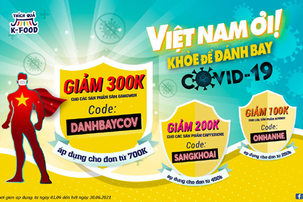 ‘I Like K Food’ giảm sâu kích mua sắm online trong dịch Covid-19