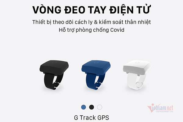 Lộ diện mẫu vòng đeo tay quản lý người cách ly Covid-19