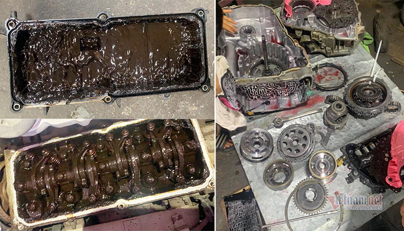 Ô tô hỏng nặng vì bà chủ đi 3 năm không thay dầu