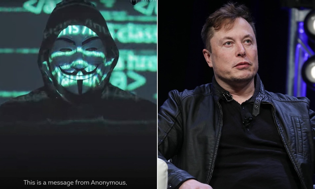 Lý do Anonymous tuyên chiến với Elon Musk