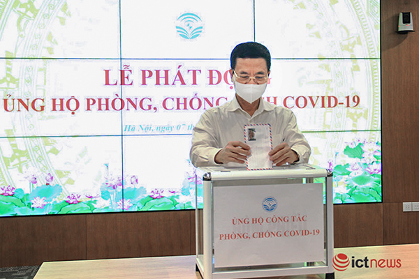 Phát động phong trào ủng hộ phòng chống dịch Covid-19 tới toàn ngành TT&TT