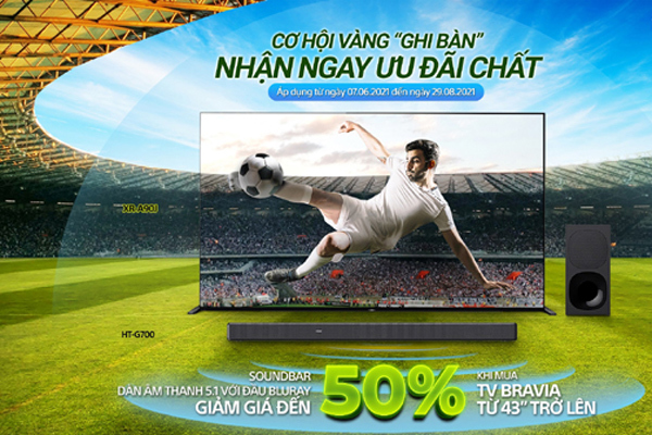 Sony Việt Nam tung khuyến mãi hấp dẫn chào đón UEFA Euro 2021