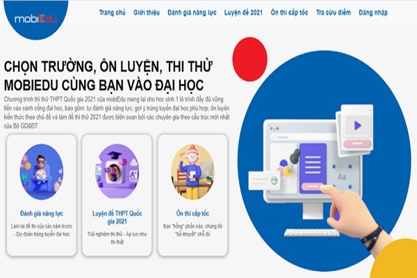 mobiEdu - lộ trình luyện thi ưu việt cho học sinh lớp 12