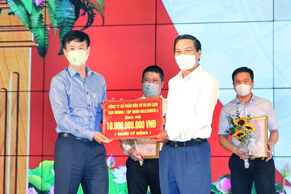 Geleximco ủng hộ Hải Phòng 10 tỷ đồng mua vắc xin phòng Covid-19