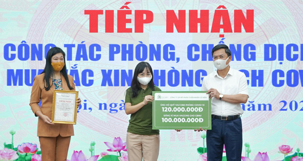 Cỏ Mềm góp Quỹ vắc xin phòng Covid