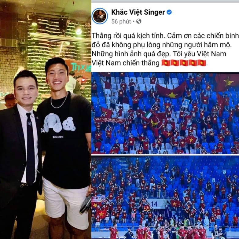 Sao Việt vỡ òa khi tuyển Việt Nam thắng Malaysia