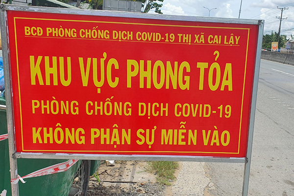 Nghi có ca mắc Covid-19, hơn 8.500 người ở Tiền Giang bị phong tỏa