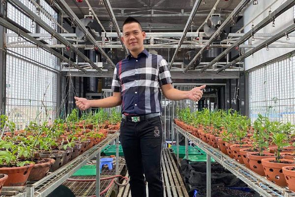 Vườn lan 130m2 giữa Hà thành