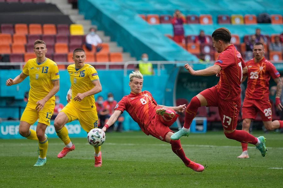 Video bàn thắng Ukraine 2-1 Bắc Macedonia - Bảng C EURO 2020