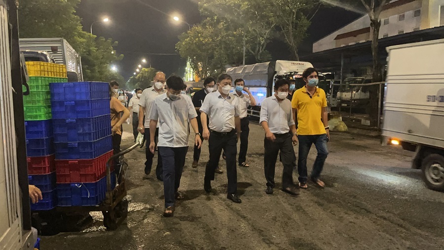 Lần thứ hai Phó chủ tịch TP.HCM kiểm tra đột xuất chợ đầu mối lớn nhất