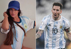 Siêu mẫu Brazil cổ vũ Messi vô địch Copa America