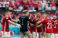 Cầm hòa Pháp, cầu thủ Hungary ăn mừng như vô địch EURO