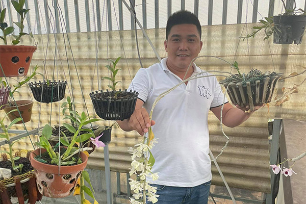 Khởi nghiệp gian nan, 9x nhận ‘trái ngọt’ từ hoa lan