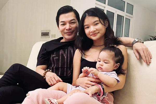 Hai con gái xinh đẹp, đáng yêu của diễn viên Trần Bảo Sơn