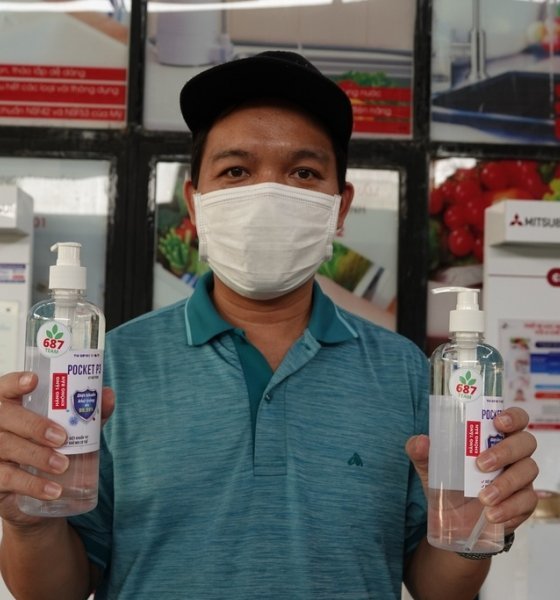 COVID survivor makes disinfecting machines, donates all to frontline workers