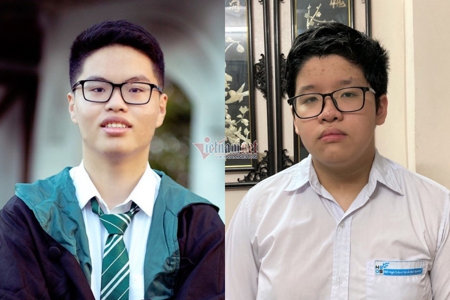2 nam sinh giành thủ khoa lớp 10 Toán chuyên Khoa học Tự nhiên