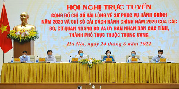 Central bank, Quang Ninh continue to top 2020 administrative reform index