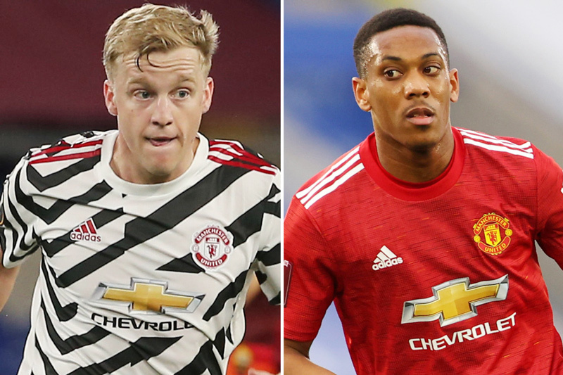 MU mạnh tay 'thanh trừng' Martial và Van de Beek