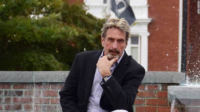 Ông trùm phần mềm diệt virus John McAfee không tự tử?