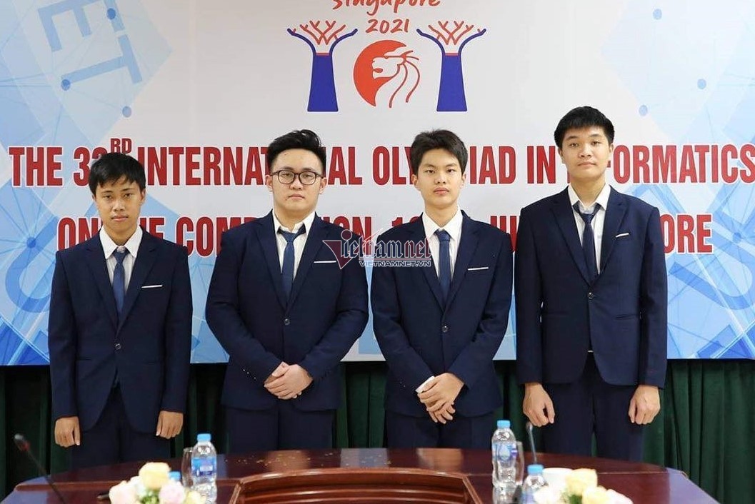 Việt Nam giành 4 huy chương Bạc Olympic Tin học quốc tế 2021