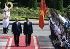 Chủ tịch nước chủ trì lễ đón Tổng Bí thư, Chủ tịch nước Lào