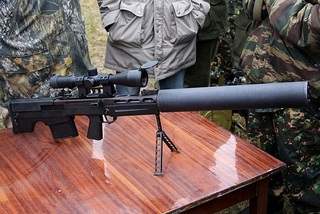 Uy lực súng bắn tỉa ‘ống xả’ của đặc nhiệm Nga