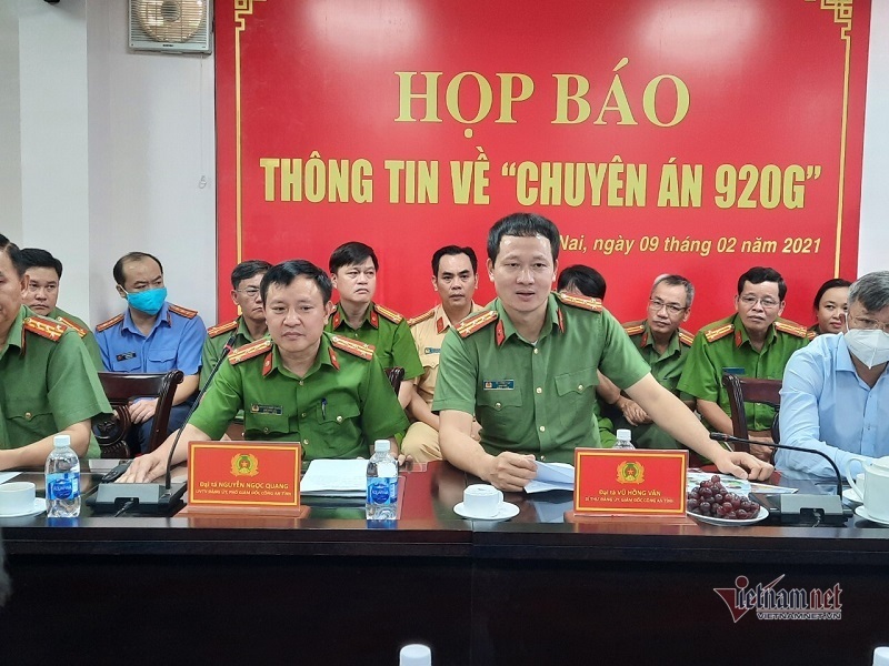 Giám đốc Công an tỉnh Đồng Nai Vũ Hồng Văn được thăng quân hàm Thiếu tướng