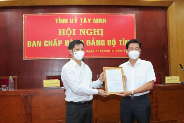 Tây Ninh công bố Phó Bí thư Tỉnh ủy sau Đại hội Đảng