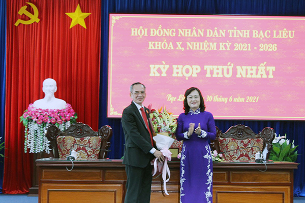 Bí thư Tỉnh ủy Bạc Liêu được bầu làm Chủ tịch HĐND tỉnh