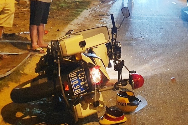 Né trạm thu phí, tài xế tông CSGT Đà Nẵng bị thương