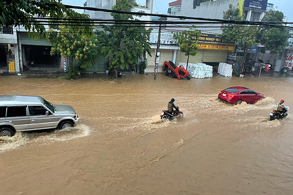 Bắc Bộ nhiều nơi có nguy cơ ngập úng, Hà Nội mưa 3 ngày tới