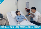 'Hương vị tình thân' tập 56, Nam thoát chết được Long chăm như vợ