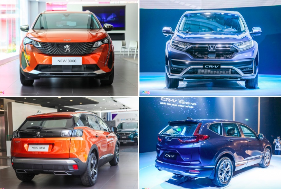 SUV giá hơn 1 tỷ đồng chọn xe Pháp Peugeot 3008 hay Nhật Honda CR-V?
