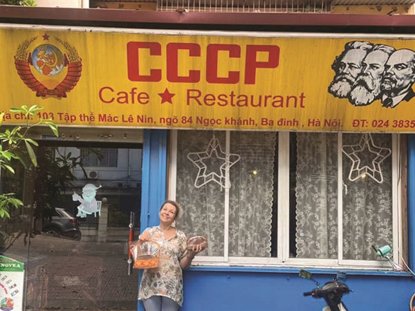 Melancholic USSR cafe, reminder of a bygone era