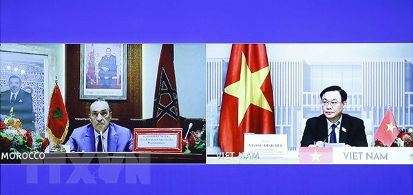 Vietnamese NA Chairman holds talks with Speaker of Moroccan lower house